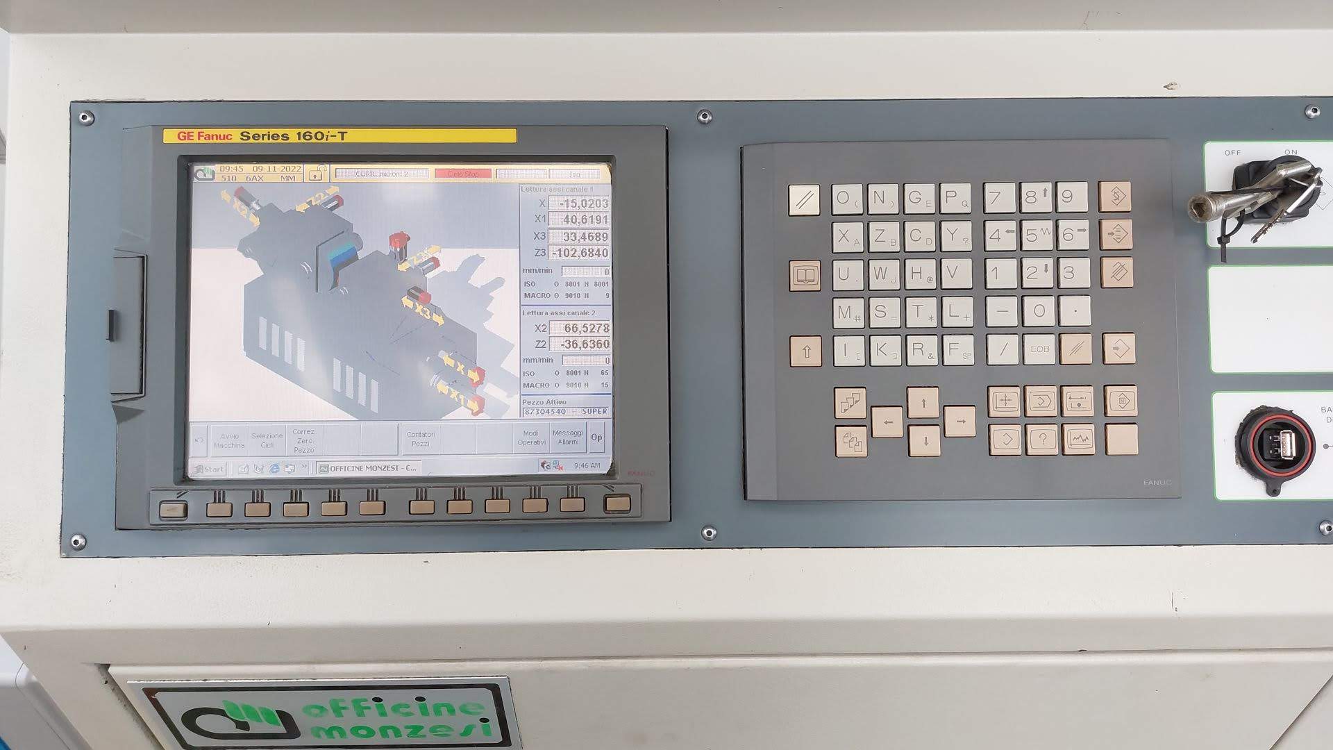 ROSSI MONZA MONZESI 510 CNC 6 assi  2007